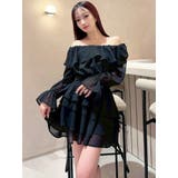 オフショルシフォンミニワンピース | RESEXXY | 詳細画像5