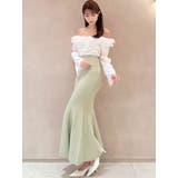 レースドッキングマーメイドニットワンピース | RESEXXY | 詳細画像14 