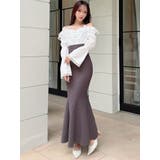 レースドッキングマーメイドニットワンピース | RESEXXY | 詳細画像2 