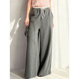 チャコールグレー | レイヤードスウェットパンツ | RESEXXY