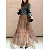 レイヤードチュールロングスカート | RESEXXY | 詳細画像10