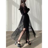 レイヤードチュールロングスカート | RESEXXY | 詳細画像2