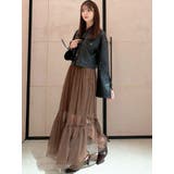 レイヤードチュールロングスカート | RESEXXY | 詳細画像8