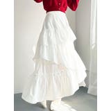 ホワイト | ランダムヘムフレアロングスカート | RESEXXY