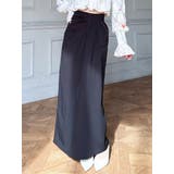 ブラック | ドレープデザインペンシルスカート | RESEXXY