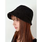 ブラック | クリンクルクロシェハット | RESEXXY