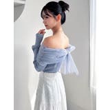 バックリボンオフショルニットトップス | RESEXXY | 詳細画像13 