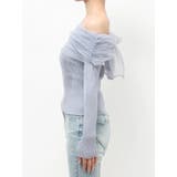 バックリボンオフショルニットトップス | RESEXXY | 詳細画像19 