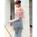 バックリボンオフショルニットトップス | RESEXXY | 詳細画像2 