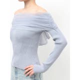 バックリボンオフショルニットトップス | RESEXXY | 詳細画像22 