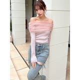 バックリボンオフショルニットトップス | RESEXXY | 詳細画像3 