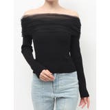 バックリボンオフショルニットトップス | RESEXXY | 詳細画像31 