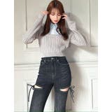 シャツドッキングケーブルニットトップス | RESEXXY | 詳細画像13 