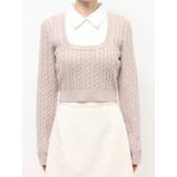 シャツドッキングケーブルニットトップス | RESEXXY | 詳細画像31 