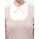 シャツドッキングケーブルニットトップス | RESEXXY | 詳細画像34 