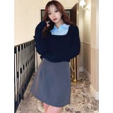 シャツドッキングケーブルニットトップス | RESEXXY | 詳細画像6 