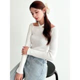 フロントクロスリブニットプルオーバー | RESEXXY | 詳細画像11