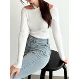 ホワイト | フロントクロスリブニットプルオーバー | RESEXXY