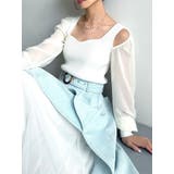 ホワイト | シアースリーブニットプルオーバー | RESEXXY