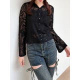 ブラック | シアーポロニットトップス | RESEXXY