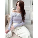 シアーコンビオフショルニットトップス | RESEXXY | 詳細画像12 