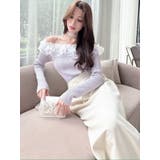 シアーコンビオフショルニットトップス | RESEXXY | 詳細画像13 