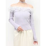 シアーコンビオフショルニットトップス | RESEXXY | 詳細画像31 