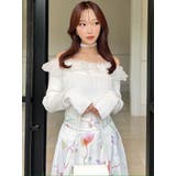 シアーコンビオフショルニットトップス | RESEXXY | 詳細画像4 