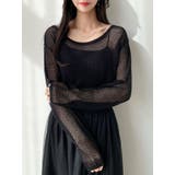 透かし編みクロップドニットトップス | RESEXXY | 詳細画像14 