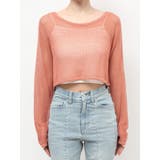 透かし編みクロップドニットトップス | RESEXXY | 詳細画像21 