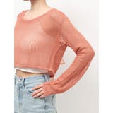 透かし編みクロップドニットトップス | RESEXXY | 詳細画像25 