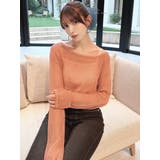 透かし編みクロップドニットトップス | RESEXXY | 詳細画像8 