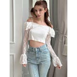 スリーブレースリブカットトップス | RESEXXY | 詳細画像3 