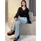 ラインストーンデニムパンツ | RESEXXY | 詳細画像15 