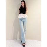 ラインストーンデニムパンツ | RESEXXY | 詳細画像5 