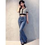 ラインストーンデニムパンツ | RESEXXY | 詳細画像8 