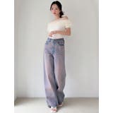 バックリボンデニムパンツ | RESEXXY | 詳細画像4 