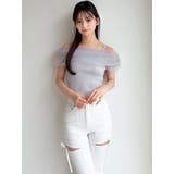 シアーコンビオフショルニット | RESEXXY | 詳細画像14 