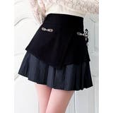 ブラック | レイヤードプリーツミニスカート | RESEXXY