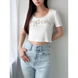 ホワイト | デコラティブクロップドTシャツ | RESEXXY