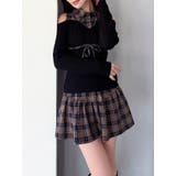 チェックシャツドッキングニットトップス【セットアップ着用可能】 | RESEXXY | 詳細画像6 