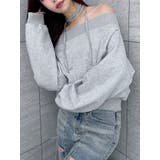 チョーカーオフショルスウェットトップス【セットアップ着用可能】 | RESEXXY | 詳細画像15
