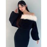 レイヤードケーブルニットワンピース | RESEXXY | 詳細画像14