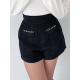 ブラック | ハイウエストツイードショートパンツ | RESEXXY