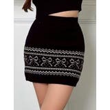 ブラック | ノルディックニットミニスカート【セットアップ着用可能】 | RESEXXY
