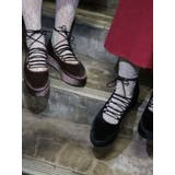レースアッププラットフォームshoes | merry jenny | 詳細画像18