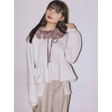 ミックス | ベロアカラーキリカエスウェット | merry jenny