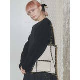 check encircle flower tote | merry jenny | 詳細画像4 