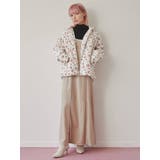 floralベロアキルトジャケット | merry jenny | 詳細画像10