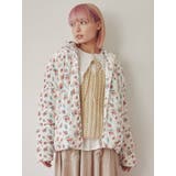 floralベロアキルトジャケット | merry jenny | 詳細画像22